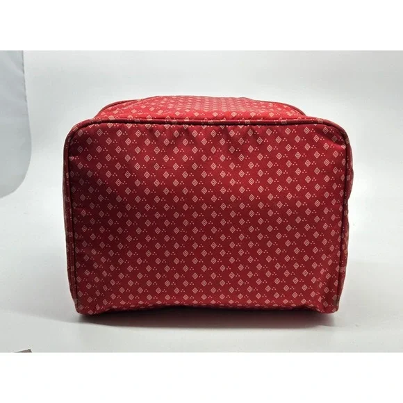 Vtg LAUREN by Ralph Lauren Toiletry Cosmetic Travel Bag 9.5" x 7" x 6.5" VGUC - Picture 7 of 13